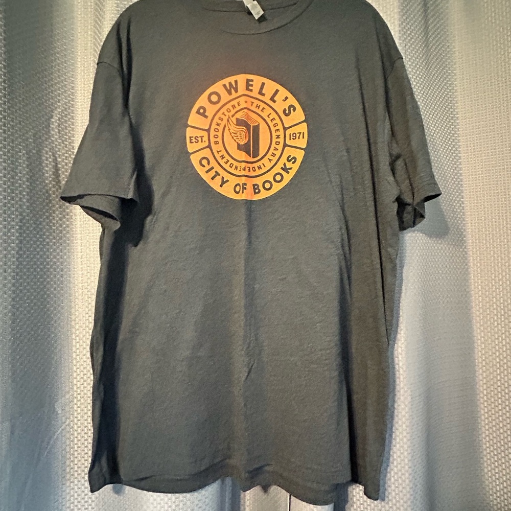 Gray T-Shirt - City of Books Design